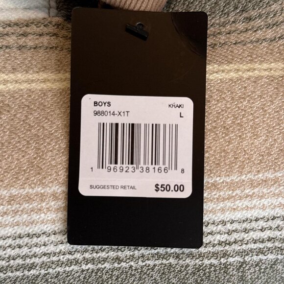 New Hurley Big Boys Towel Terry Surf Hoodie - Size L - Picture 6 of 6